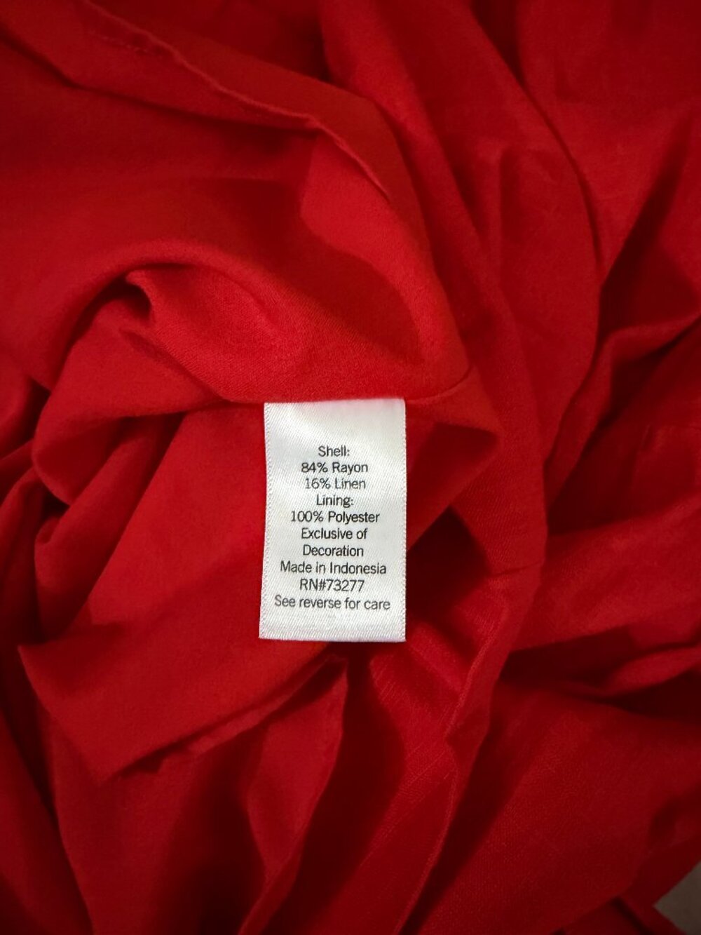 Lauren Conrad Linen Tiered Midi Sundress 2X - Picture 11 of 12